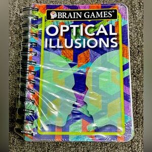 Brain Games Optical Illusions Notebook - Multicolor